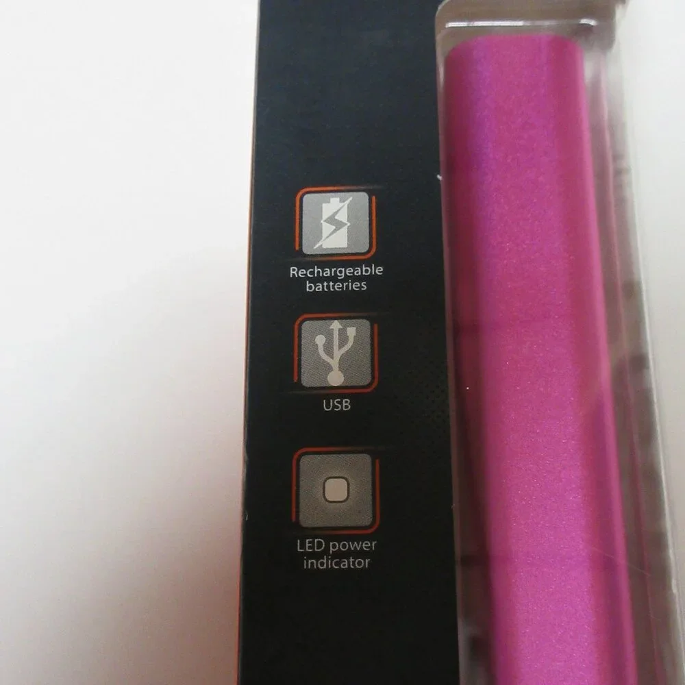 Blackweb Portable Charger 2600 mah 1 Amp PINK